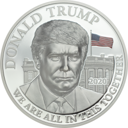 2020 1 oz. Donald Trump Silver High Relief PF70 UCAM