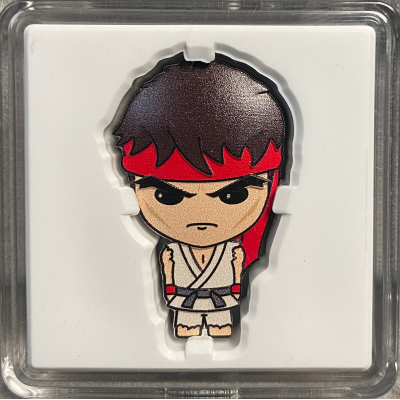 Street Fighter™ – Ryu 1oz Silver Chibi® Coin