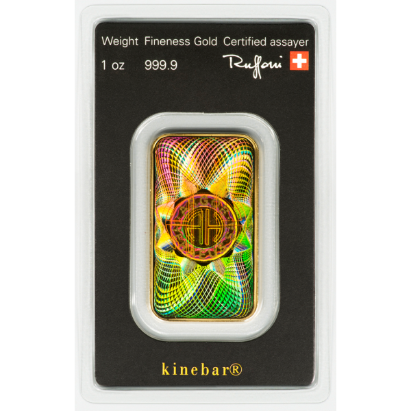 1 OZ GOLD BAR ARGOR-HERAEUS KINEBAR