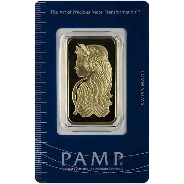 1 OZ GOLD BAR PAMP