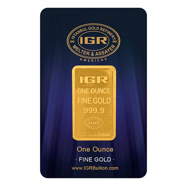 1 OZ GOLD BAR IGR
