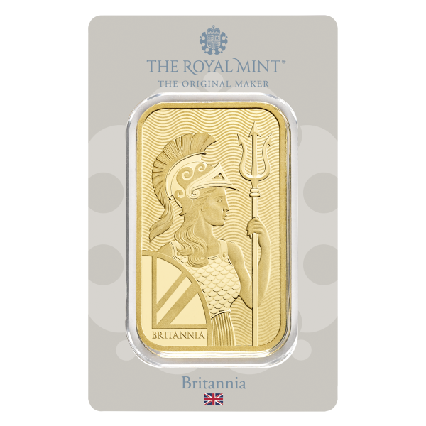 100 GRAM GOLD BAR BRITANNIA