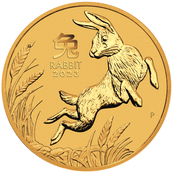 AUSTRALIAN GOLD 2023 1/4 OZ PERTH MINT GOLD RABBIT