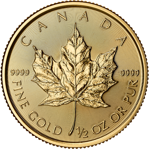 2026 1/2 OZ CANADIAN GOLD MAPLE LEAF
