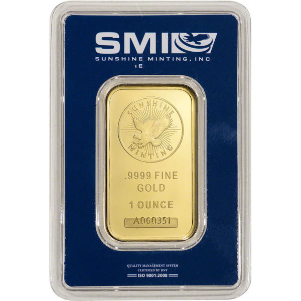 1 OZ GOLD BAR SUNSHINE