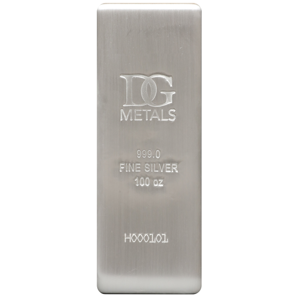 SILVER BARS 100 OZ 100 OZ SILVER BAR DILLON GAGE