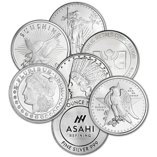 SILVER ROUNDS 1 OZ 1 OZ SILVER ROUND