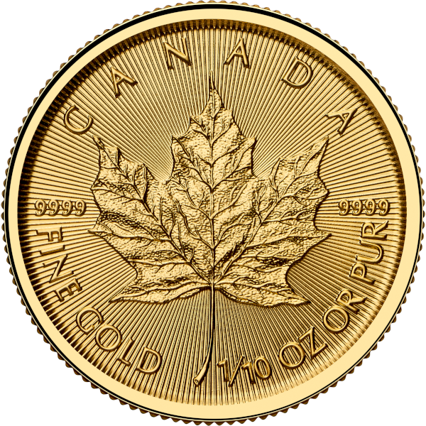 CANADIAN GOLD 2026 1/10 OZ CANADIAN GOLD MAPLE LEAF