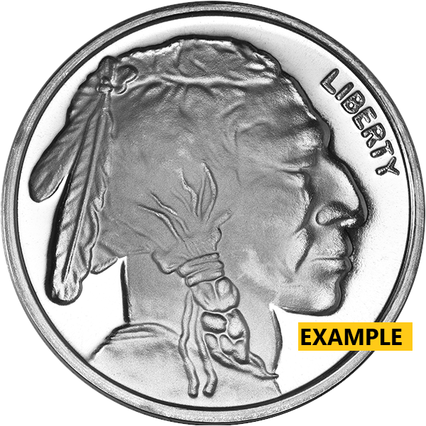 SILVER ROUNDS 1 OZ 1 OZ SILVER ROUND BUFFALO