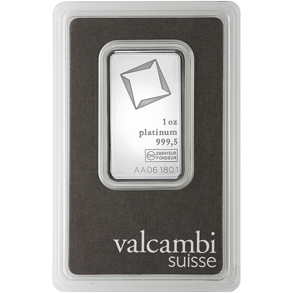 PLATINUM BARS 1 OZ 1 OZ PLATINUM BAR VALCAMBI