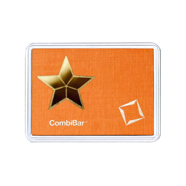 \5 GRAM GOLD COMBI BAR STAR VALCAMBI