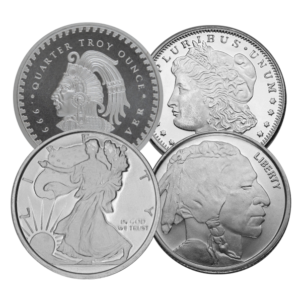 1/4 OZ SILVER ROUND GENERIC BRAND